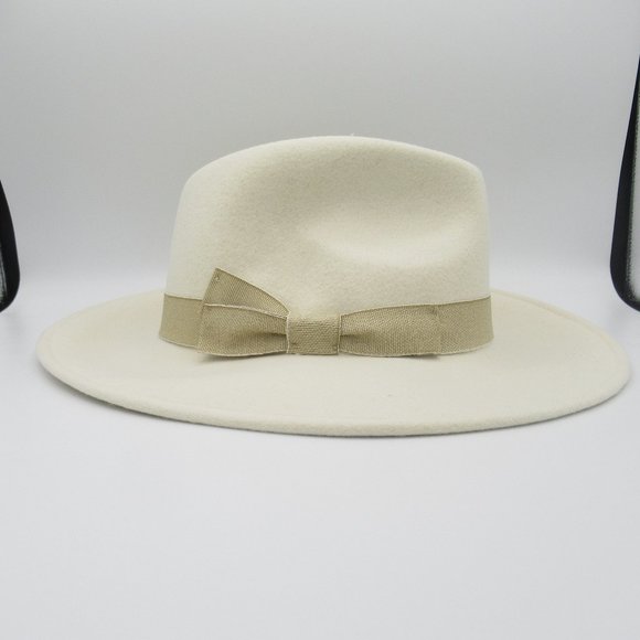 J. Crew 100% Wool Western Hat / Grosgrain Trim - Picture 3 of 9